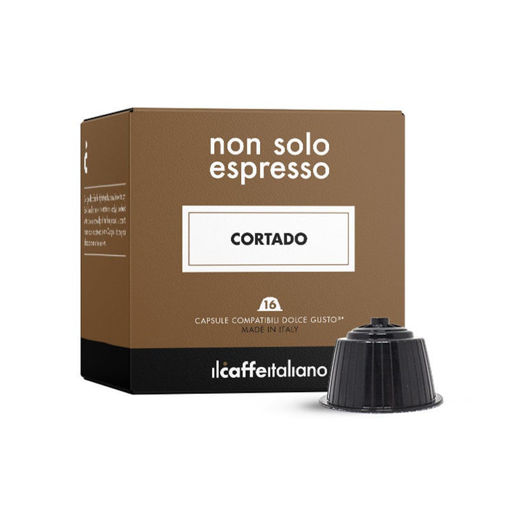 Εικόνα για Αρωματικός Καφές Espresso Συμβατός με Dolce Gusto IL Caffe Italiano Cortado - 16 Κάψουλες